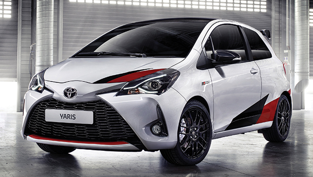A 210hp, 1.8-liter supercharged engine in the all-new Toyota Yaris GRMN