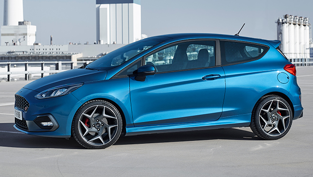 The new Ford Fiesta ST with a promising three-cylinder engine
