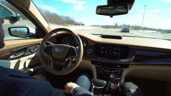 Cadillac will show off its Super Cruise-themed display set up at 2017 NYIAS. Cadillac Super Cruise driving cabin