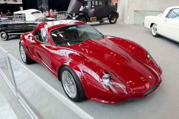 The Sensuale gets a 1960s 4.4-liter Ferrari V-12 mated to a five-speed transaxle. Sensuale