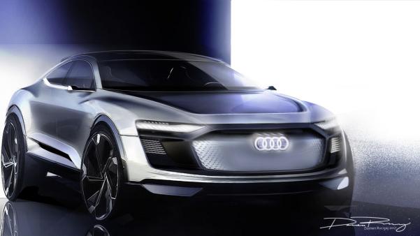 E-Tron Sportback appears to be one of the controversial combinations between a crossover and a coupe Audi E-Tron Sportback