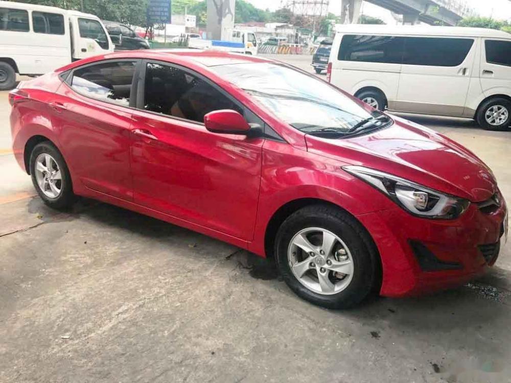 Hyundai Elantra 2014 Gasoline Manual Maroon 113842