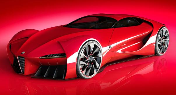 Alfa Romeo 6C Disco Volante - a “spaceship” car from the future