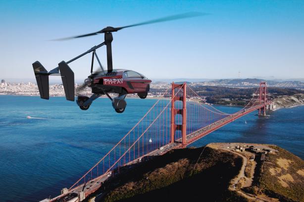 Nearly two-thirds of Americans are accustomed to the flying cars concept. PAL-V Liberty flying car