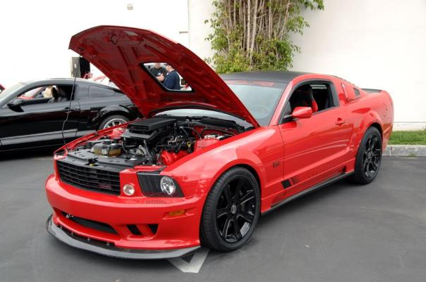 You need to open the hood when parking your car. a car with an opened hood