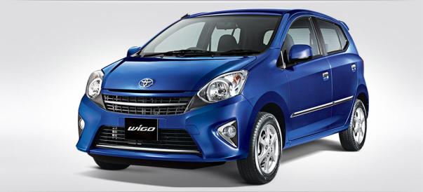 The Wigo is now one of the best selling cars in the Philippines. Toyota Wigo angular front view