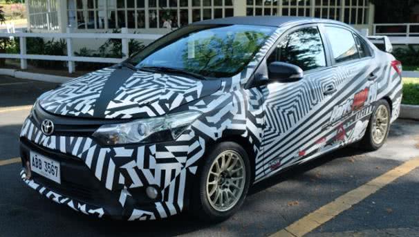 the Toyota Vios Cup will start its 4th season this coming weekend Toyota racing car angular front