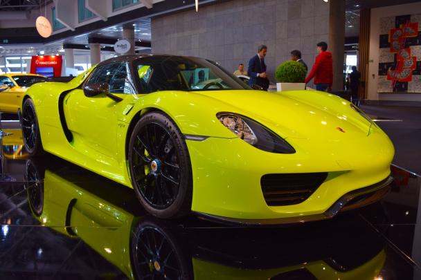 Rare Acid Green Porsche 918 Spyder Available for Sale in Dubai