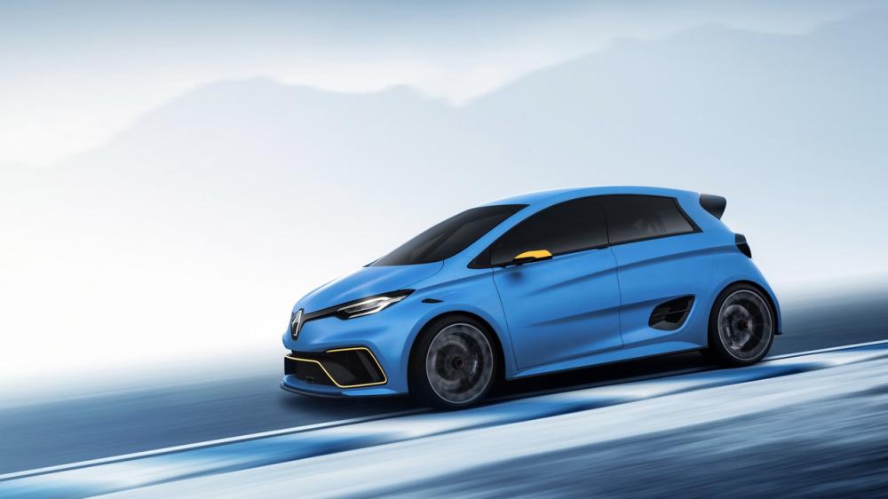 Zoe E-Sport Concept will actualize the Renault Zoe E-Sport side view