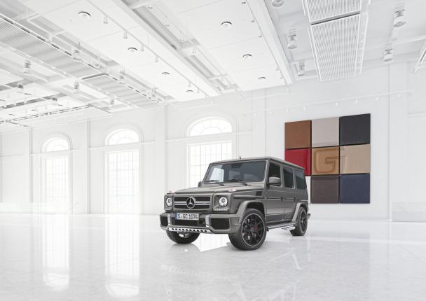 The Mercedes G-Class Special Edition will get a set of 5-spoke 19-inch AMG-made wheels. Mercedes G-Class Special Edition angular front