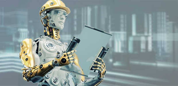 AI is one of the technologies that will make people’s lives more enjoyable An artificial intelligence robot is holding an object