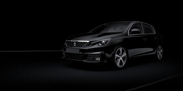 The styling changes in the new Peugeot 308 hatchback are minor. 2018 Peugeot 308 Facelift angular front