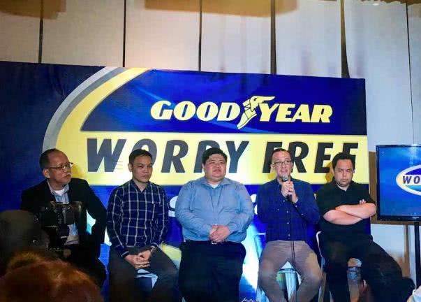 The Goodyear Worry Free Assurance is the first latest, and most comprehensive warranty coverage from Goodyear Philippines Speakers at a Goodyear conference