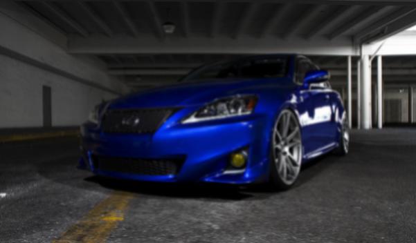 with their width, the wheels do not make a lot of contact with the road blue car