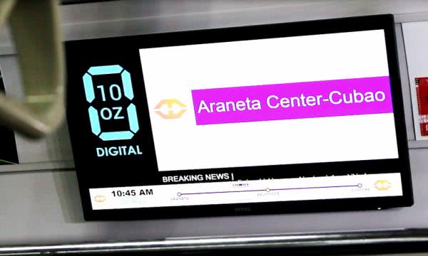 The Passenger Assist-Rail Display System also made LRT 2 more secured with the addition of GPS Passenger information screens in a train