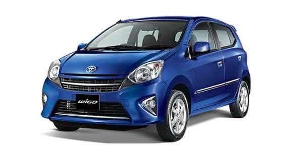 The Wigo has cemented itself as the segment’s best seller Blue Metallic Toyota Wigo angular front