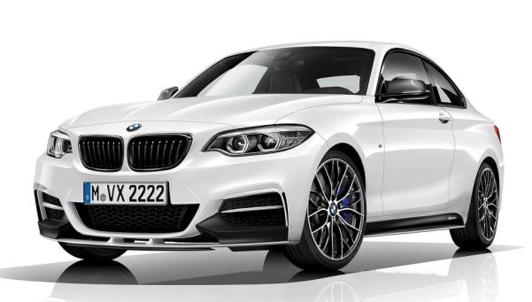 New BMW creates an impressive appeal with M240i M performance edition which features 335 HP and M performance parts. M240i M Performance Edition angular front