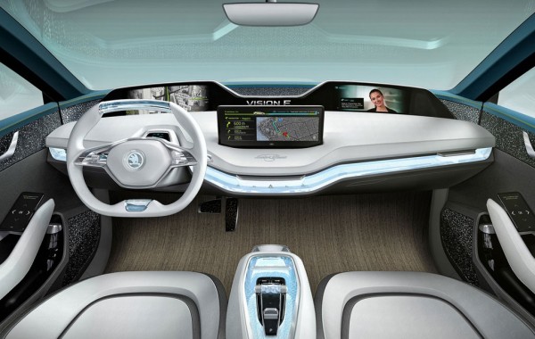 Thanks to a 2,850 millimeters (112 inches) wheelbase, the car owns Vision E's interior space