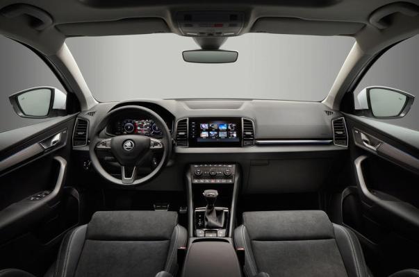 The Skoda Karoq is packed with the latest technology. The Skoda Karoq's inside