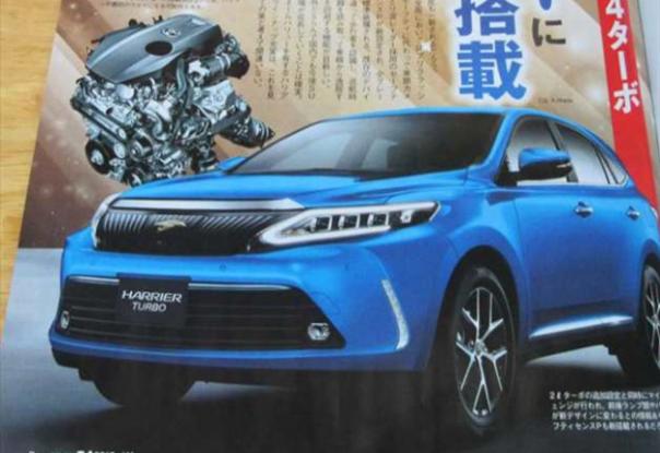 2017 Toyota Harrier facelift gets new turbo engine with 232 hp