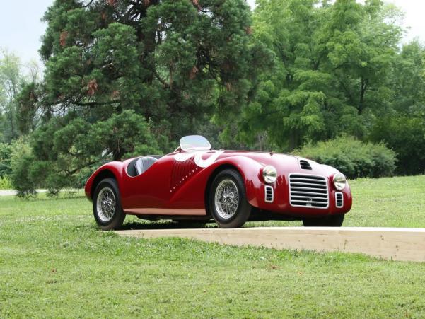 2017 Goodwood will also recognize the presence of Ferrari’s landmark successes in all the great endurance races from the late 1940s. Angular front view of the 125 S 1947