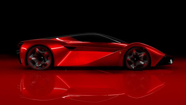 Side view of the rendered LaRossa