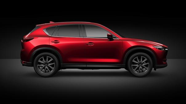 The Mazda CX-8 will go on sale in the home market later this year Side view of the Mazda CX-8