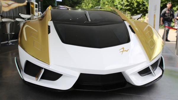 The Charlotte Roadster is built by the up-and-coming supercar maker Frangivento Front view of the Charlotte Roadster