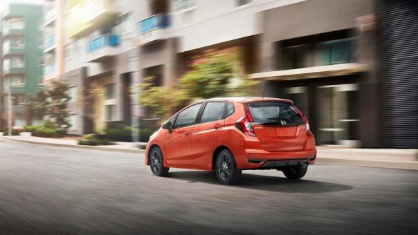 The Fit will come with a new Sport version, sitting between the LX and EX angular rear of the 2018 Honda Fit