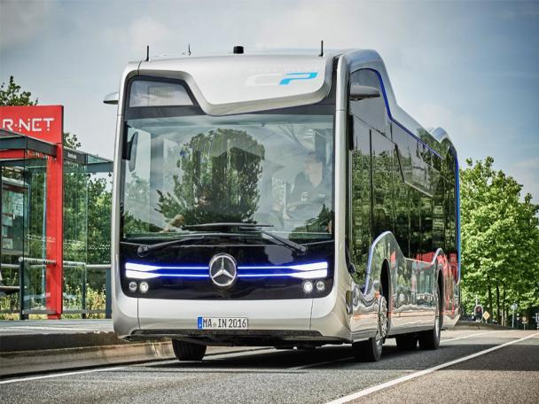 Future Bus will soon be considered a mean of public transport angular front of the Future Bus