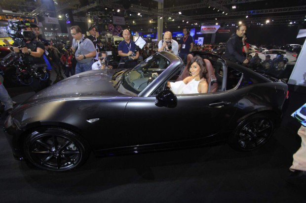 Mazda Philippines also launched a special all in, low down payment promos this June for Mazda models available in the event A girl sitting in a Mazda car