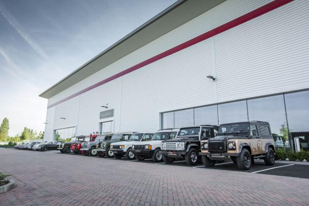 Customers can directly purchase restored classic Jaguar and Land Rover models from the original manufacturer Outside the Classic Works