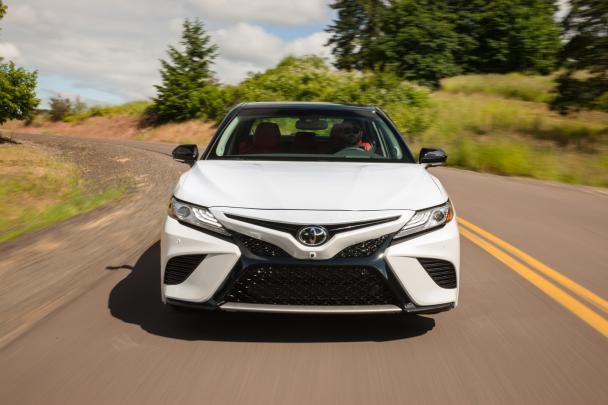 The 2018 Toyota Camry now receives updates on styling, equipment as well as driver assistance systems Front of the 2018 Toyota Camry