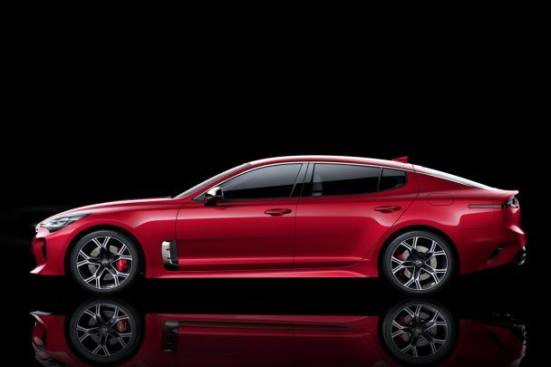Each Stinger prototype has to run at least 10,000 km (equivalent to 160,000 km of the track) around the Nurburgring Side view of the Kia Stinger