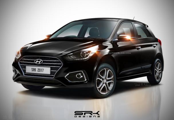 The 2018 Hyundai i20 is said to be introduced considerable changes in the interior 2018 Hyundai i20 rendering