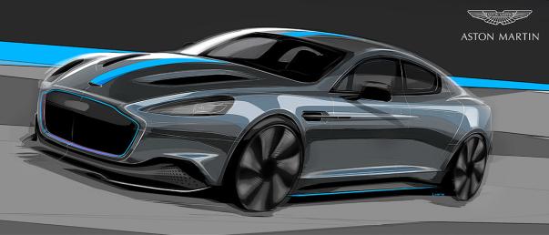 The RapidE has the appearance of a standard Rapide S The design of RapidE