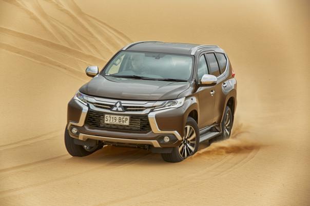 The Mitsubishi Montero Sport gains a classy design, reliable performance and an excellent fuel economy Mitsubishi Montero Sport on sand