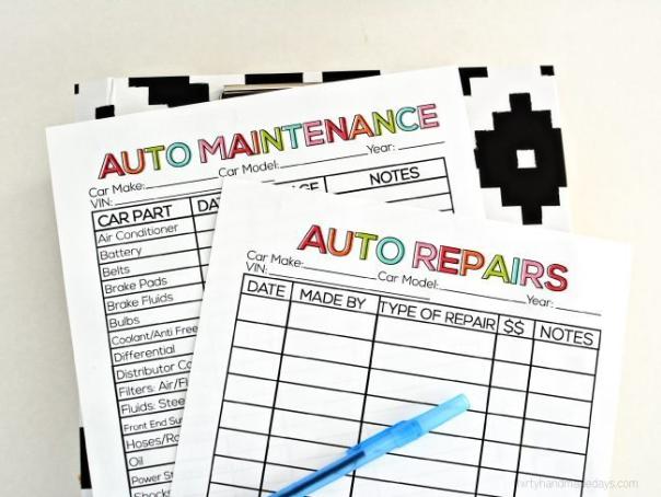 This will give the next owner an idea of what to expect next in terms of upkeep in the immediate future a collection of maintenance records