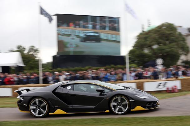 The Lamborghini Centenario Limited Edition Lamborghini Centenario Limited Edition on the road