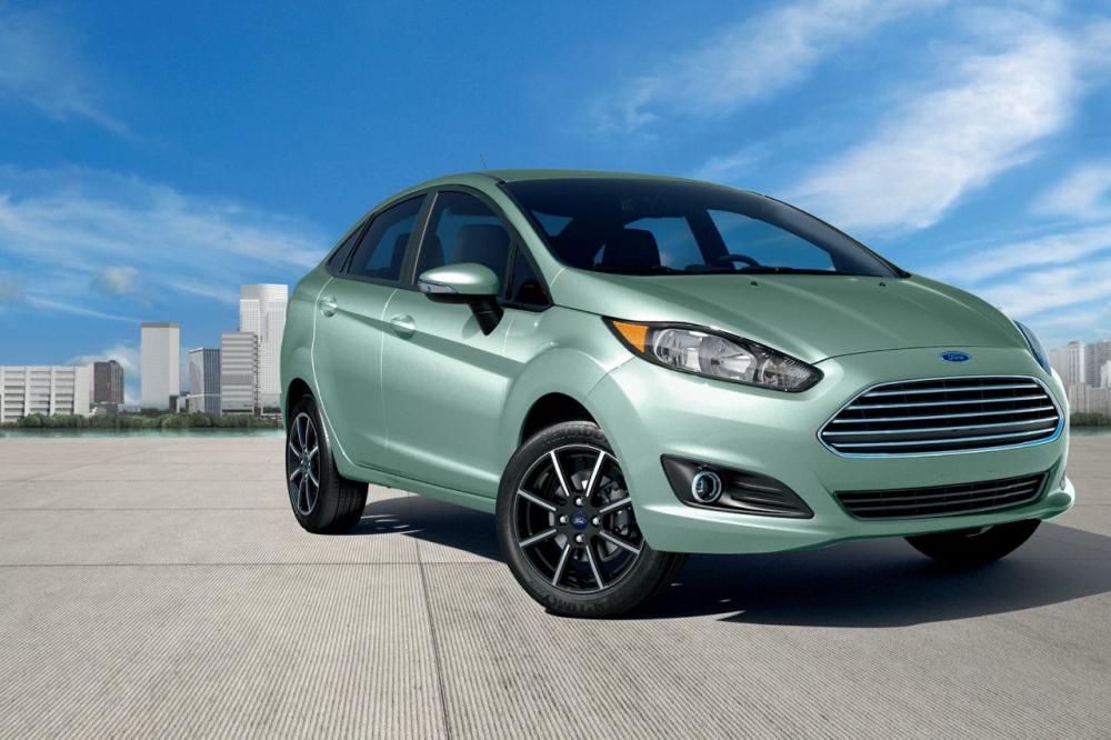 The Blue Oval has been widely known for its quiet efficient Angular front of a Ford Fiesta