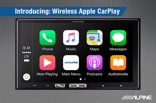 Alpine iLX-107 7-inch system with wireless Apple CarPlay