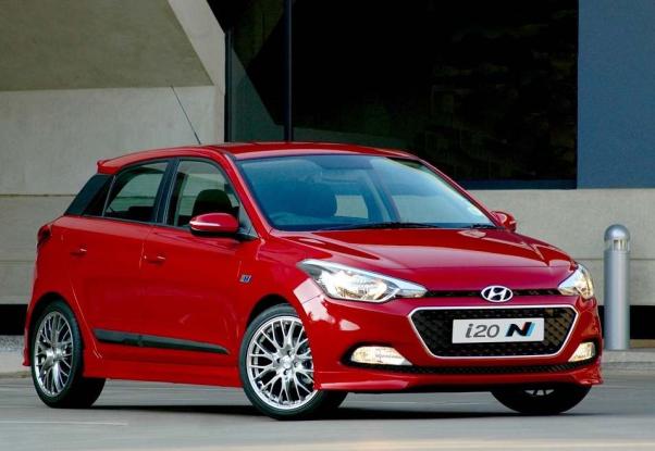 The Hyundai i20 N will go up against the next-gen Ford Fiesta ST and other rivals in the segment angular front of the Hyundai i20 N