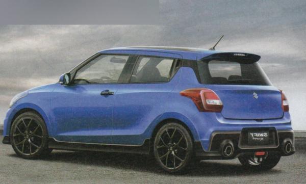 The car will use a modified version of the K14C 1.4L BOOSTERJET turbocharged 4-cylinder petrol engine 2017 Suzuki Swift Sport rendering