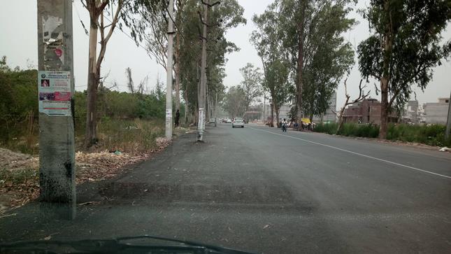 Relocation of electric posts on widened roads is set to begin soon electric posts along the road