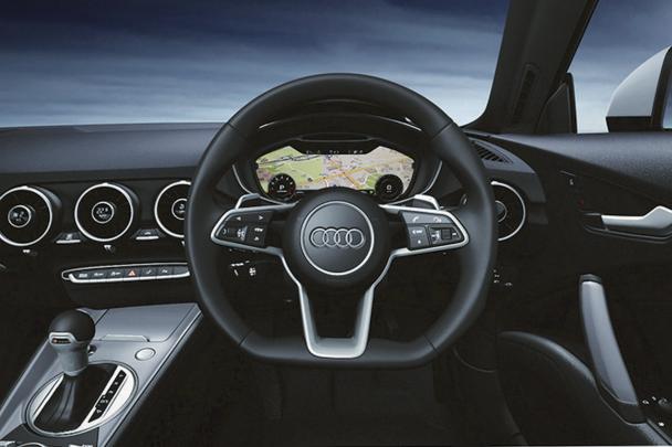 The dashboard of the Audi TT 1.8 Lighting Style Edition Dashboard fascia of the Audi TT 1.8 Lighting Style Edition