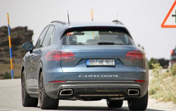 It is likely that the new Cayenne will sit on Volkswagen’s MLB platform rear view of the 2018 Porsche Cayenne