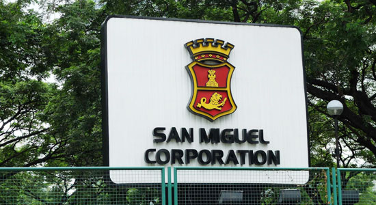 SMC has purchased a 65% stake in ACC, while the remaining 35% is owned by Mr. Alvarez company sign of San Miguel Corporation