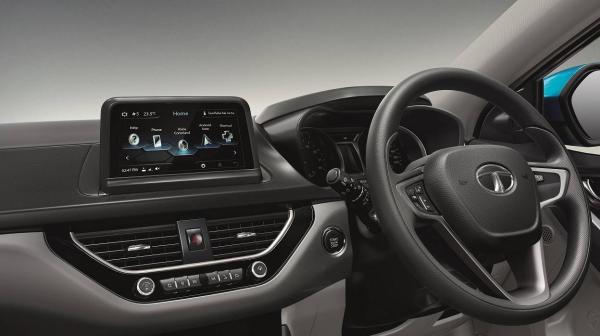 The Tata Nexon will come loaded with a 6.5-inche free floating high definition touchscreen infotainment unit Dashboard of the Tata Nexon