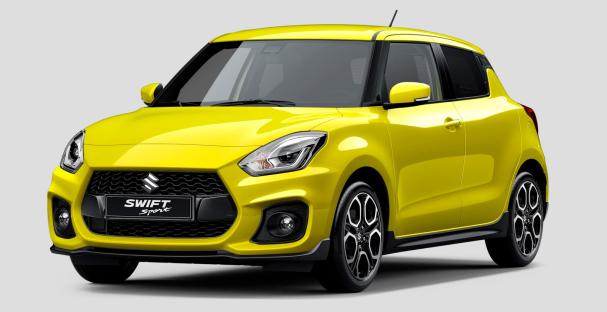 The latest photos give us a closer look at the new hot hatch angular front of the Suzuki Swift Sport