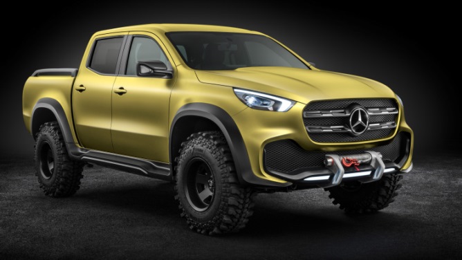 Are you excited to stroll around in a Mercedes X-Class?